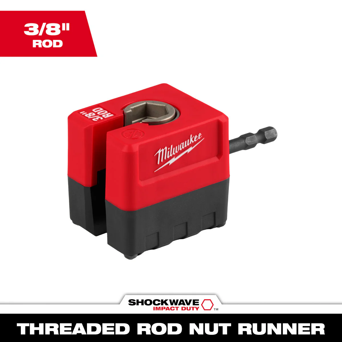 Milwaukee 48-32-2391, SHOCKWAVE™ Impact Duty 3/8" Threaded Rod Nut Runner - Image 6