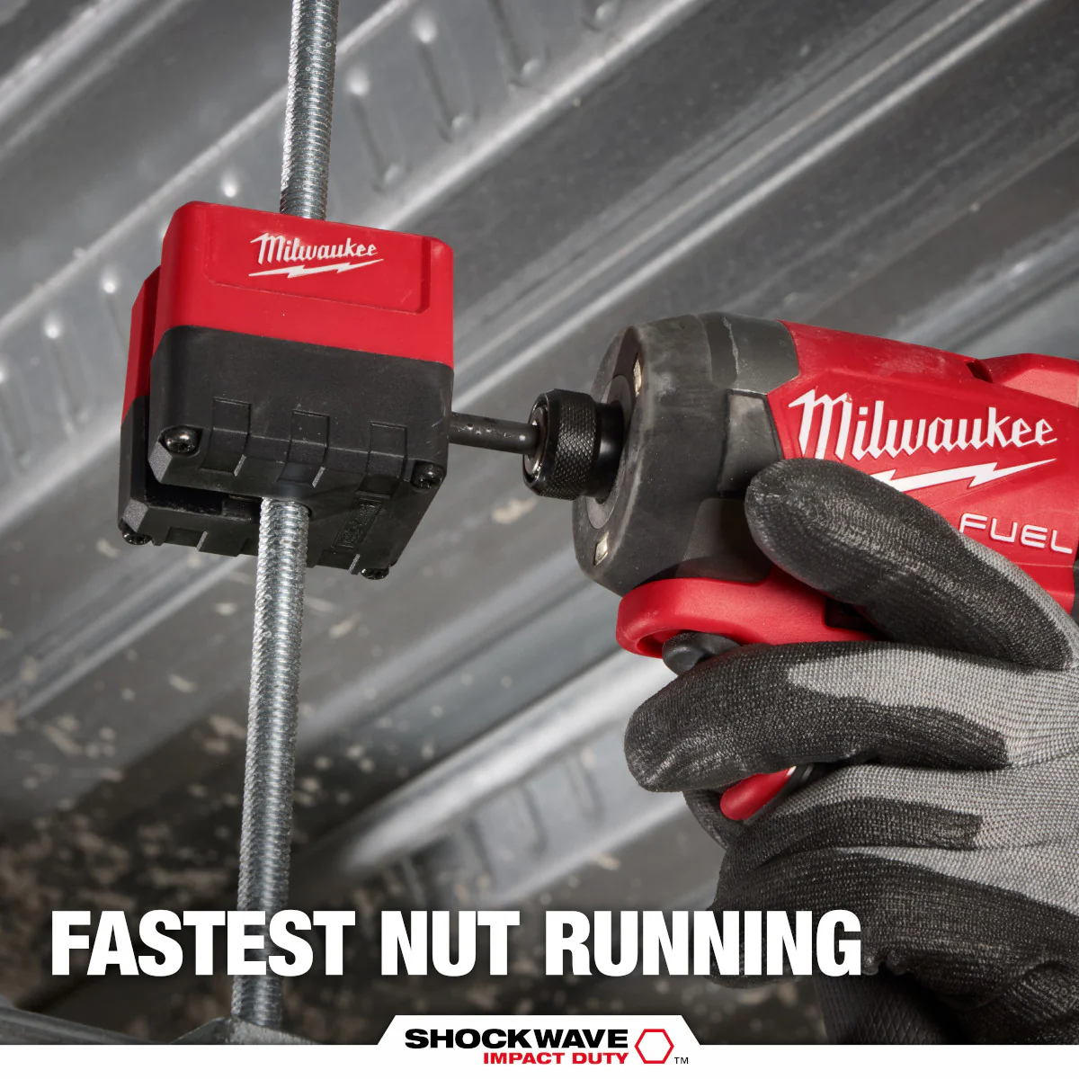 Milwaukee 48-32-2391, SHOCKWAVE™ Impact Duty 3/8" Threaded Rod Nut Runner - Image 7