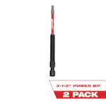 Milwaukee 48-32-4670, 3-1/2" SQ1 SHOCKWAVE Impact Duty Bit - 2 Pack - Image 4