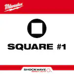 Milwaukee 48-32-4670, 3-1/2" SQ1 SHOCKWAVE Impact Duty Bit - 2 Pack - Image 5