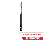 Milwaukee 48-32-4672, 3-1/2" SQ2 SHOCKWAVE Impact Duty Bit - 2 Pack - Image 3