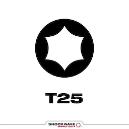 Milwaukee 48-32-4679, 3-1/2" Torx T25 SHOCKWAVE Impact Duty Bit - 2 Pack - Image 3