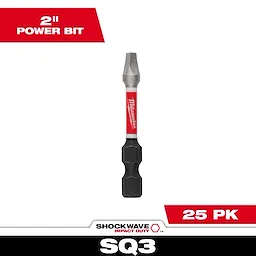 Milwaukee 48-32-4773, SHOCKWAVE 2" SQ3 Impact Bit (Bag of 25) - Image 9