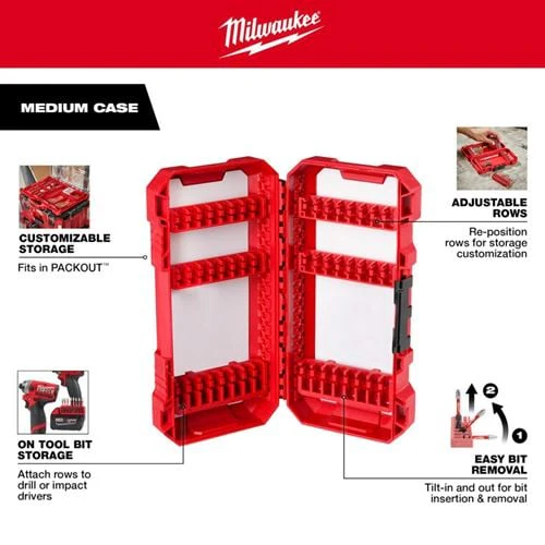 Milwaukee 48-32-9921, Customizable Medium Case for Impact Driver Accessories - Image 3