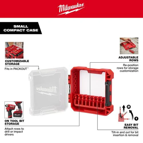 Milwaukee 48-32-9930, Customizable Small Compact Case for IMpact Driver Accessories - Image 3