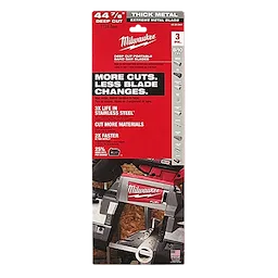 Milwaukee 48-39-0601, Extreme Thick Metal Deep Cut Band Saw Blade 3PK - Image 4