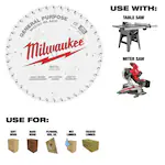 Milwaukee 48-40-1024, 10" 40T General Purpose Circular Saw Blade - Image 3