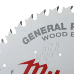 Milwaukee 48-40-1024, 10" 40T General Purpose Circular Saw Blade - Image 4