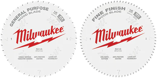 Milwaukee 48-40-1232, 12" 44T + 80T Two Pack Circular Saw Blade - Image 3