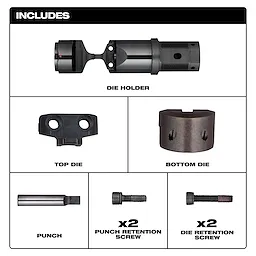 Milwaukee 48-44-0276, M18 FUEL 10ga DIE HOLDER KIT - Image 2