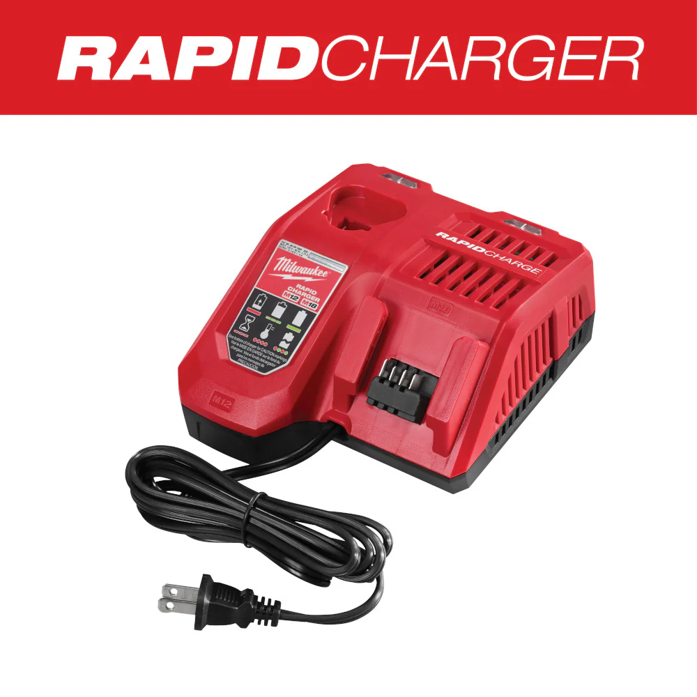 Milwaukee 48-59-1808, M18 & M12 Rapid Charger - Image 6