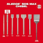 Milwaukee 48-62-4252, 1" x 16" SDS-Max Self-Sharpening Flat Chisel - Image 5