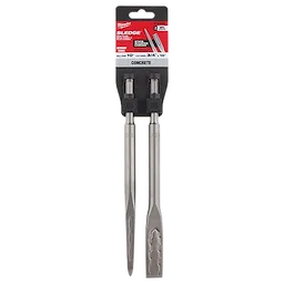 Milwaukee 48-62-6080, SDS-PLUS SLEDGE Bull Point & Flat Chisel 2 Pack - Image 4