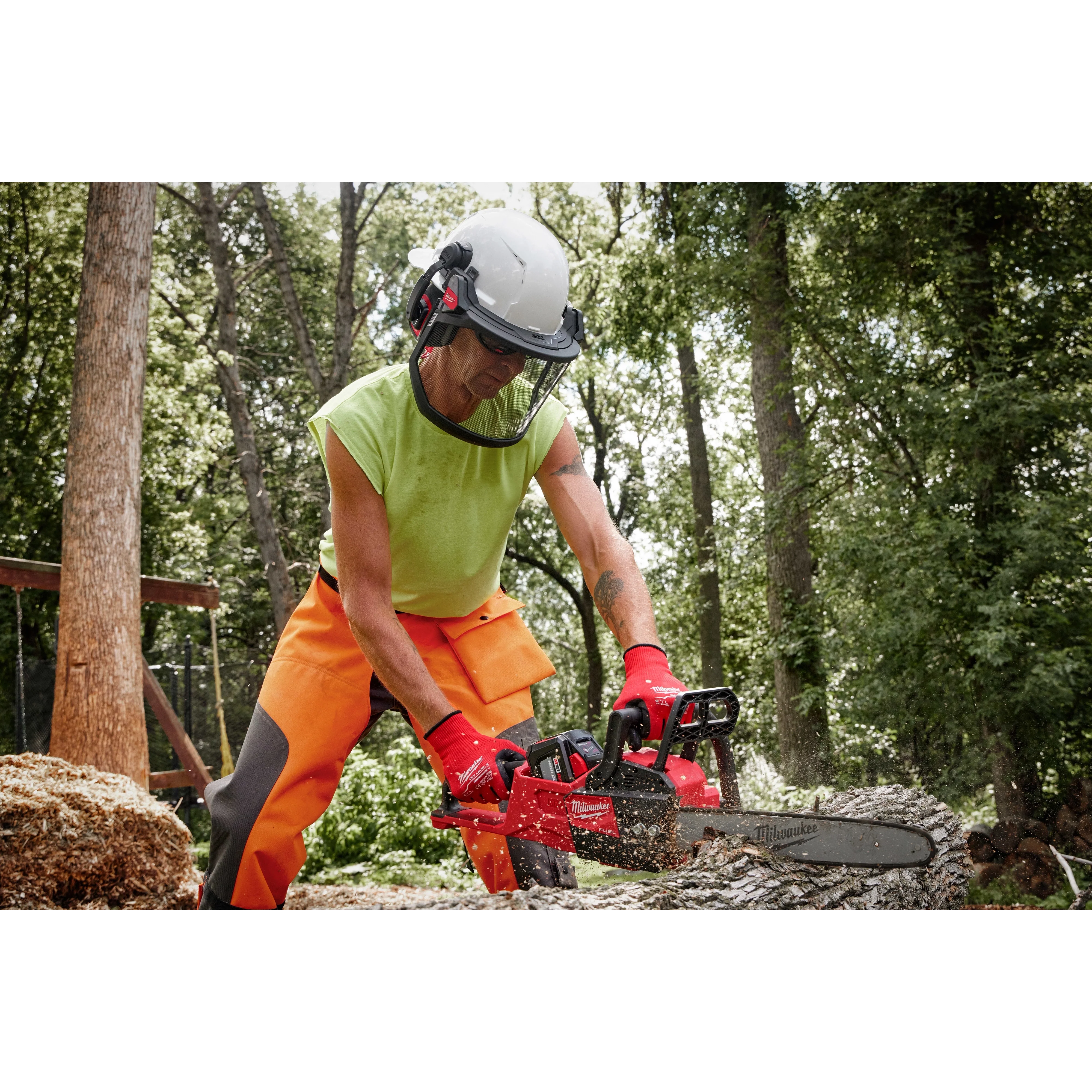 Milwaukee 48-73-1203, BOLT™ Yellow Full Brim Vented Hard Hat w/4pt Ratcheting Suspension (USA) - Type 1, Class C - Image 6