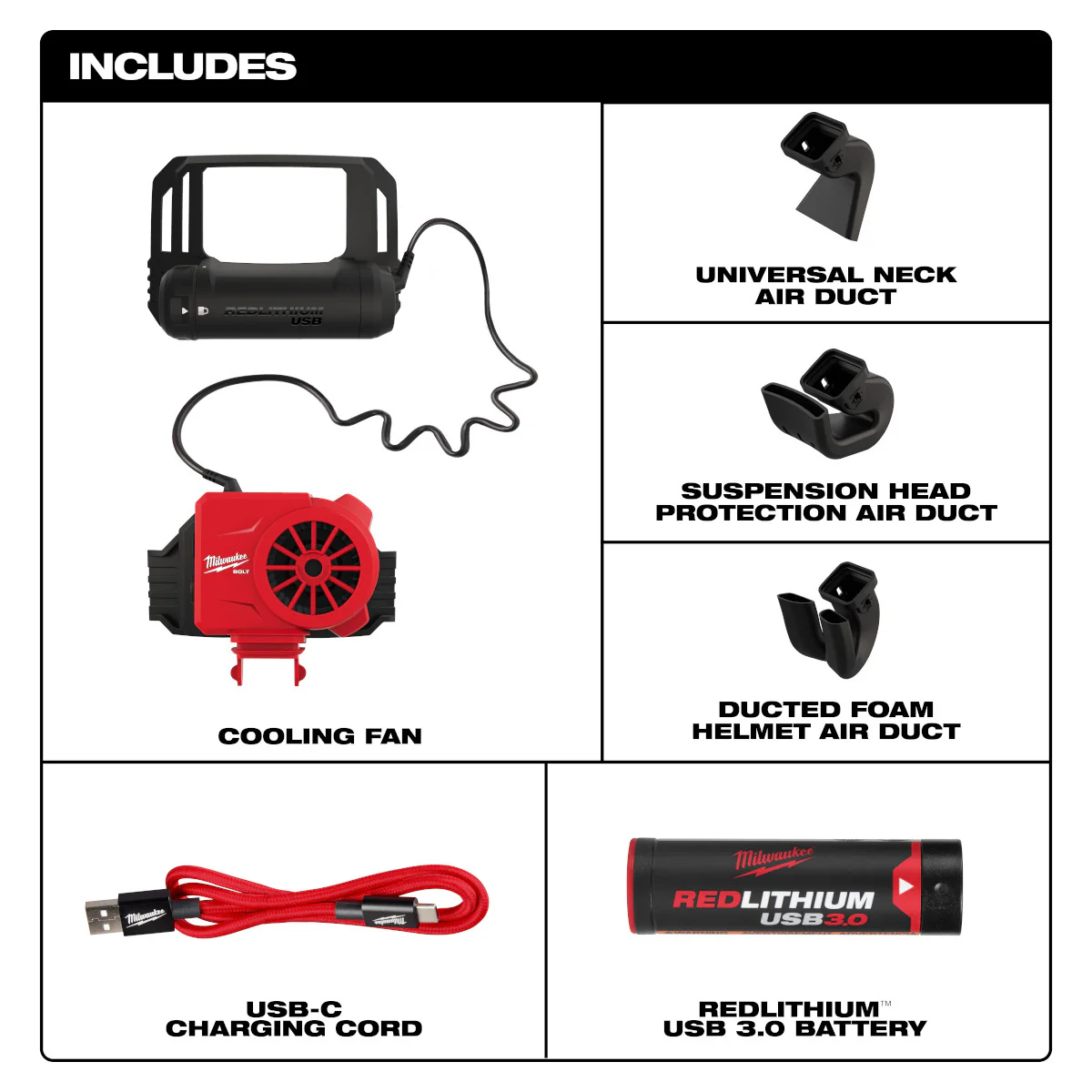 Milwaukee 48-73-1385, BOLT™ REDLITHIUM™ USB Cooling Fan - Image 7