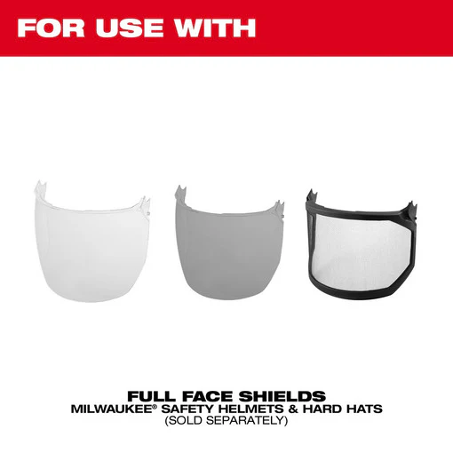 Milwaukee 48-73-1448, BOLT™ Full Face Shield Mount Replacement (Helmet & Hard Hat) - Image 2