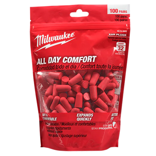 Milwaukee 48-73-3005, 100 Pair Ear Plugs - Image 4