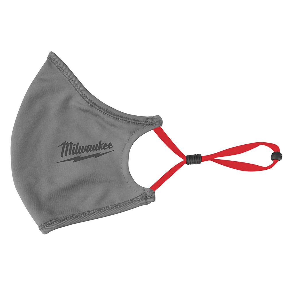 Milwaukee 48-73-4232, 2 Layer Face Mask, Gray (10/pkg) - Image 5
