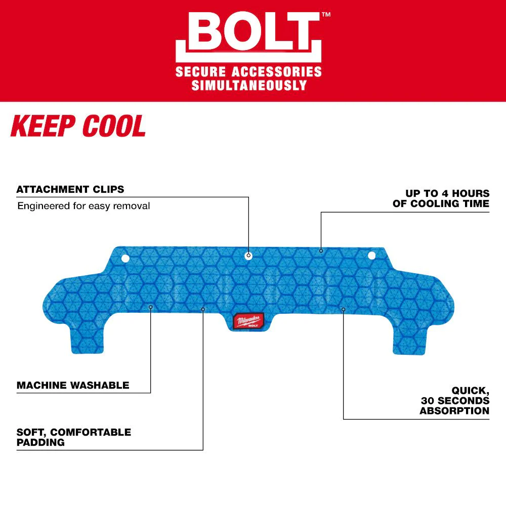 Milwaukee 48-73-4543, BOLT™ Safety Helmet Cooling Sweat Band - Image 2