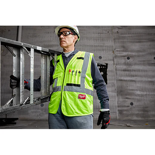 Milwaukee 48-73-5061, High Visibility Yellow Safety Vest - S/M (CSA) - Image 5