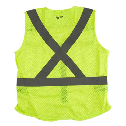 Milwaukee 48-73-5061, High Visibility Yellow Safety Vest - S/M (CSA) - Image 6