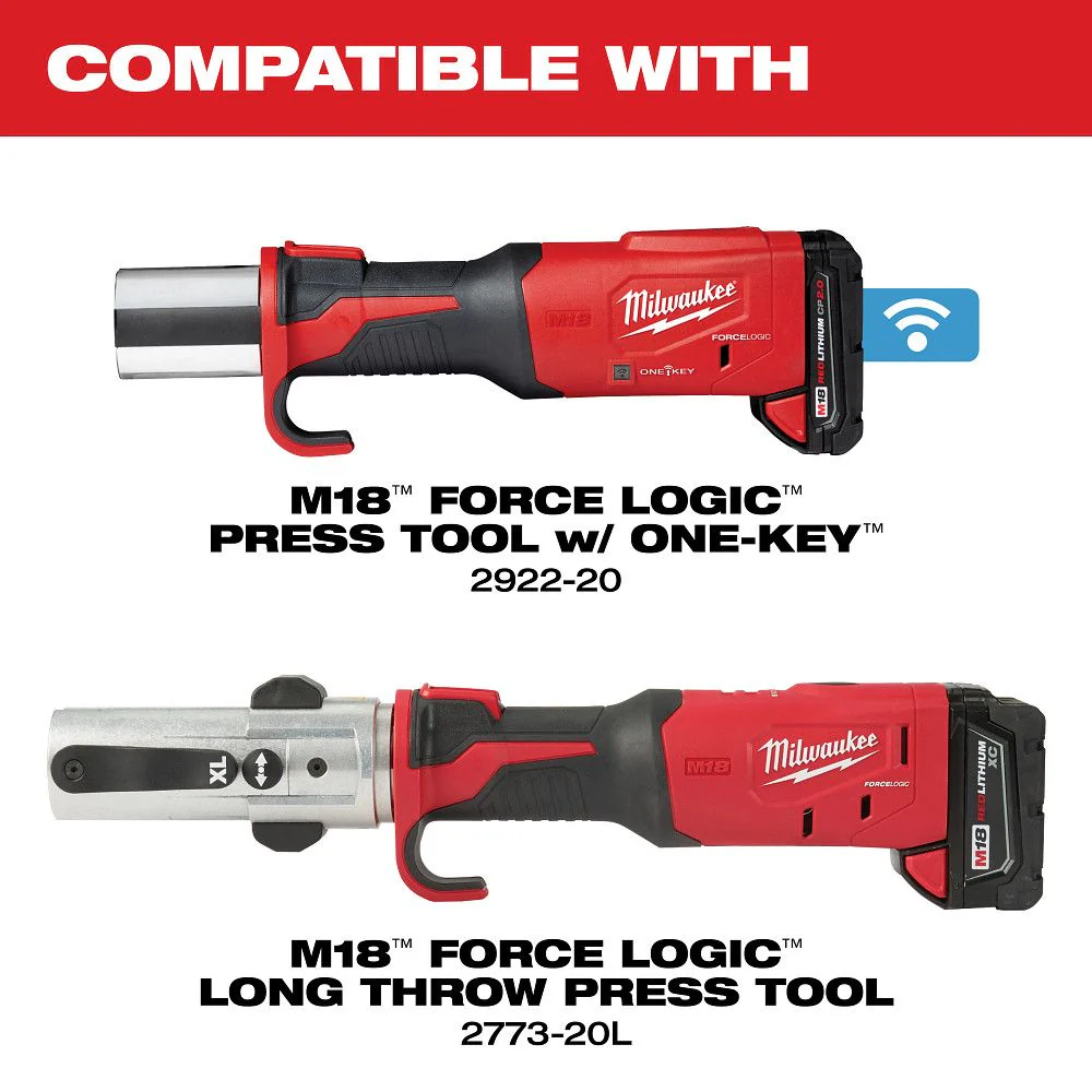 Milwaukee 49-16-2683, 1/2" - 2" IPS-P Jaw & Pivoting Ring Kit for M18 FORCE LOGIC Press Tools - Image 4