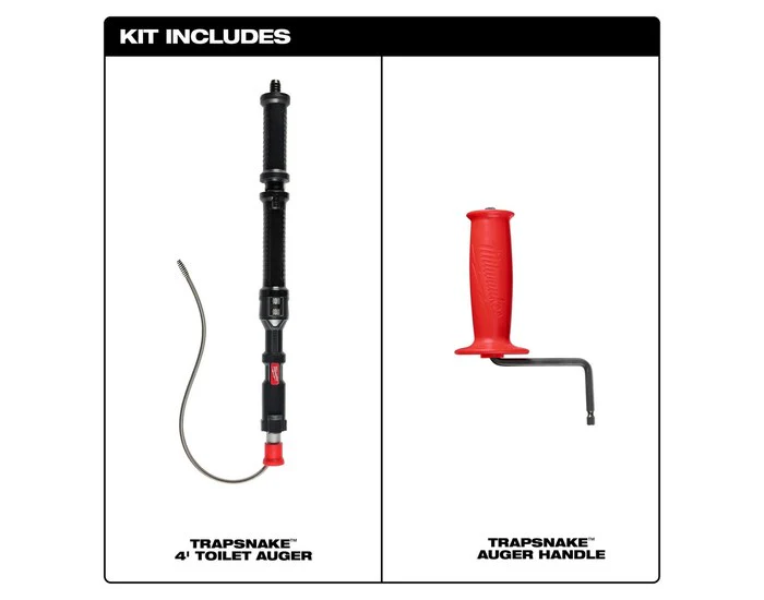 Milwaukee 49-16-3574, TRAPSNAKE™ 4' Urinal Auger - Image 3
