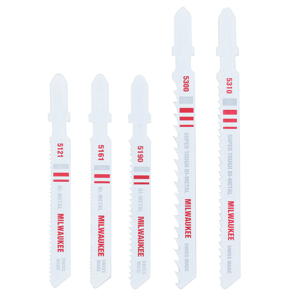 Milwaukee 49-22-1178, Jig Saw Blade Assortment, T-Shank (5 Pack) - Image 2