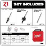 Milwaukee 49-22-4171, HOLE DOZERâ„¢ General-Purpose Hole Saw Kit - 21PC - Image 7