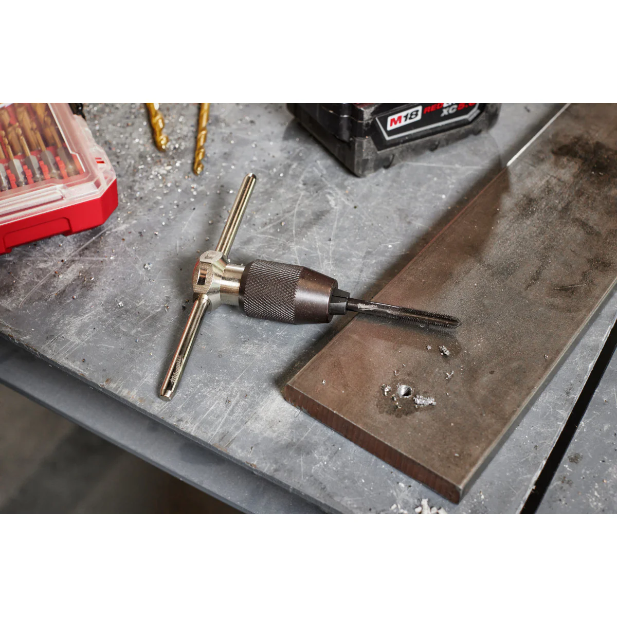 Milwaukee 49-22-5603, 38PC Metric Tap & Die PACKOUT™ Set w/ HEX-LOK™ 2-in-1 Handle - Image 5