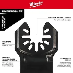 Milwaukee 49-25-1261, OPEN-LOK 1-3/4" TITANIUM ENHANCED BI-METAL METAL BLADE 1PK - Image 3