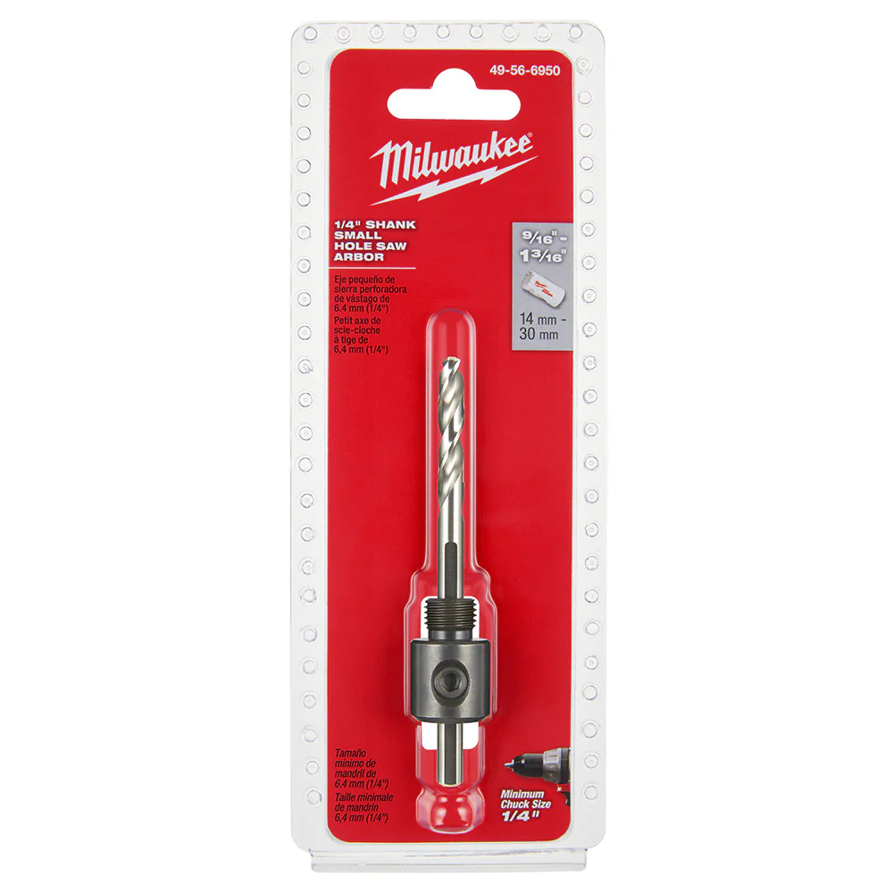 Milwaukee 49-56-6950, Small Thread Arbor, 1/4" Shank - Image 2