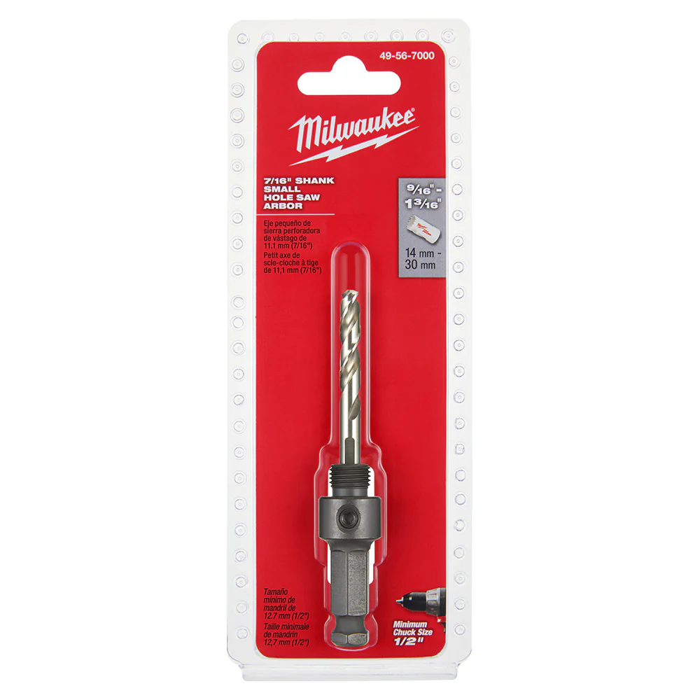 Milwaukee 49-56-7000, Small Thread Arbor, 7/16" - Image 2