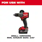 Milwaukee 49-56-7250, Large Thread Quick Change Arbor, 3/8" - Image 3