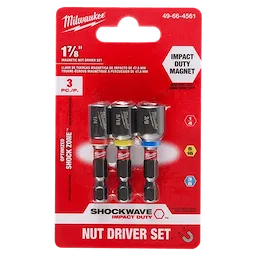 Milwaukee 49-66-4561, SHOCKWAVE 3PC 1-7/8 IMPACT MAGNETIC NUT DRIVER SET - Image 2