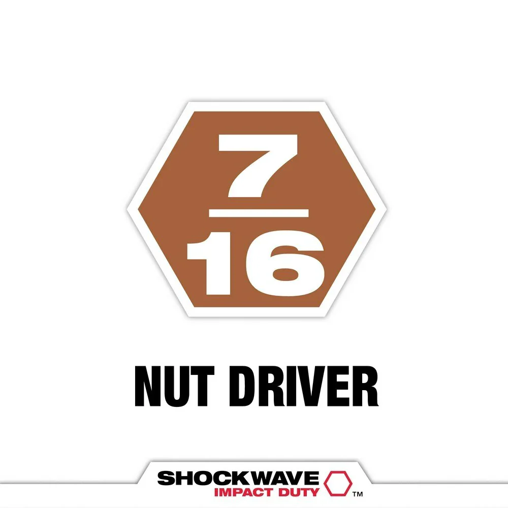 Milwaukee 49-66-4586, SHOCKWAVE Impact Duty 7/16in x 6in Magnetic Nut Driver - Image 4