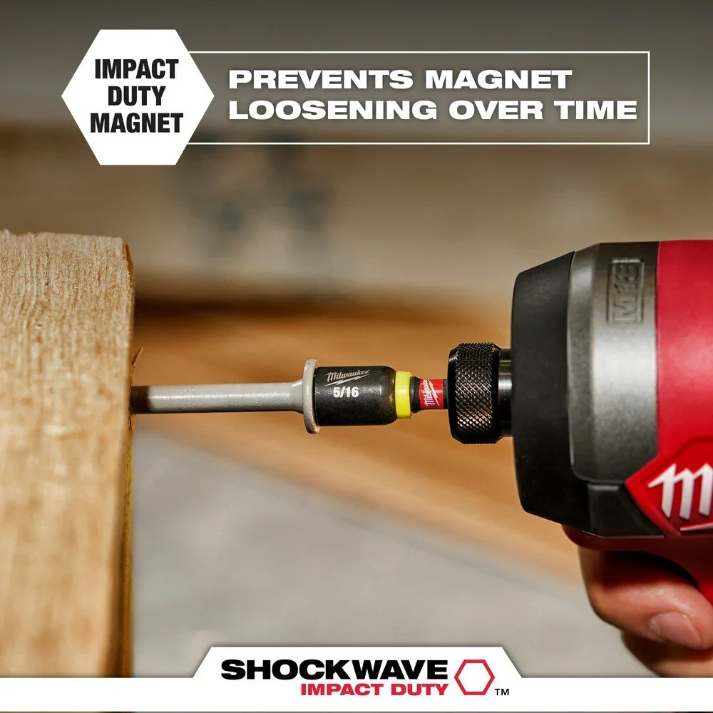 Milwaukee 49-66-4586, SHOCKWAVE Impact Duty 7/16in x 6in Magnetic Nut Driver - Image 5