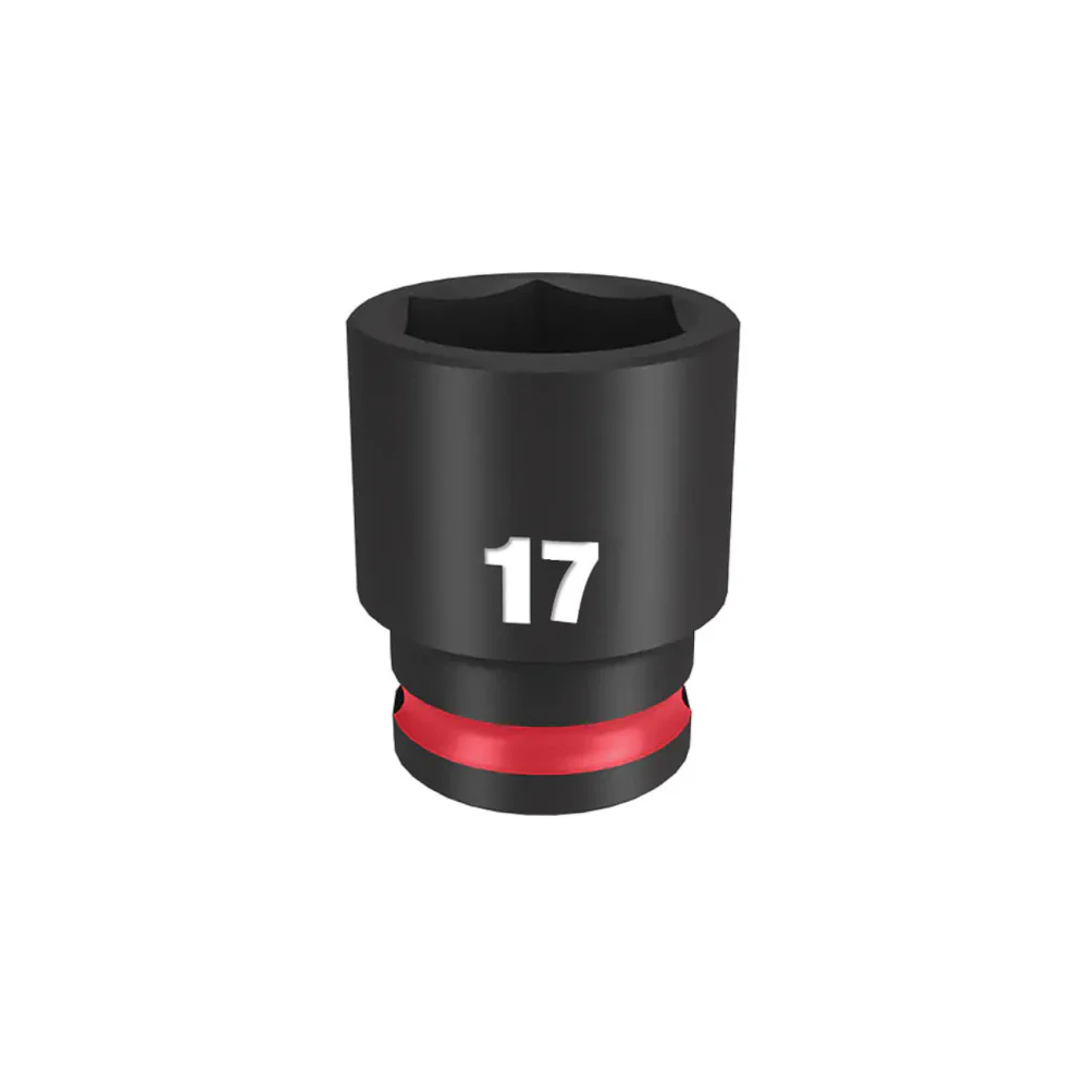 Milwaukee 49-66-6141, SHOCKWAVE Impact Duty™ 3/8" Drive 17mm Standard 6 Point Socket