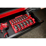 Milwaukee 49-66-6817, SHOCKWAVE Impact Duty™ Socket 1/2” Dr 15PC SAE TRAY Set - Image 4