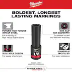 Milwaukee 49-66-7035, 6PC SHOCKWAVE Impact Duty™ 3/8" Drive SAE Standard Socket Set - Image 6