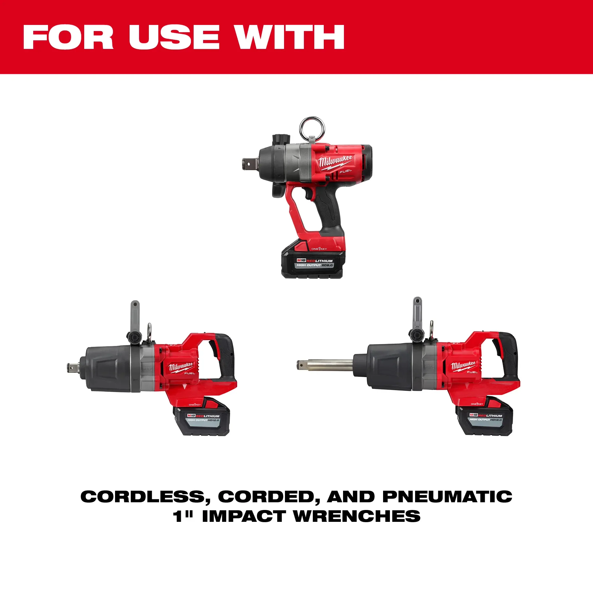 Milwaukee 49-66-7843, SHOCKWAVE Impact Duty™ 1" Drive 1-1/8" Thin Wall Extra Deep 6 Point Socket - Image 2