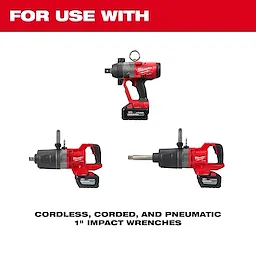 Milwaukee 49-66-7844, SHOCKWAVE Impact Duty™ 1" Drive 1-1/4" Thin Wall Extra Deep 6 Point Socket - Image 6