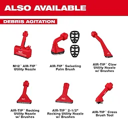 Milwaukee 49-90-2020, AIR-TIP™ Swiveling Palm Brush - Image 2