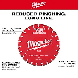 Milwaukee 49-93-7340, 14"x.125x1/20MM DUCTILE IRON - Image 3