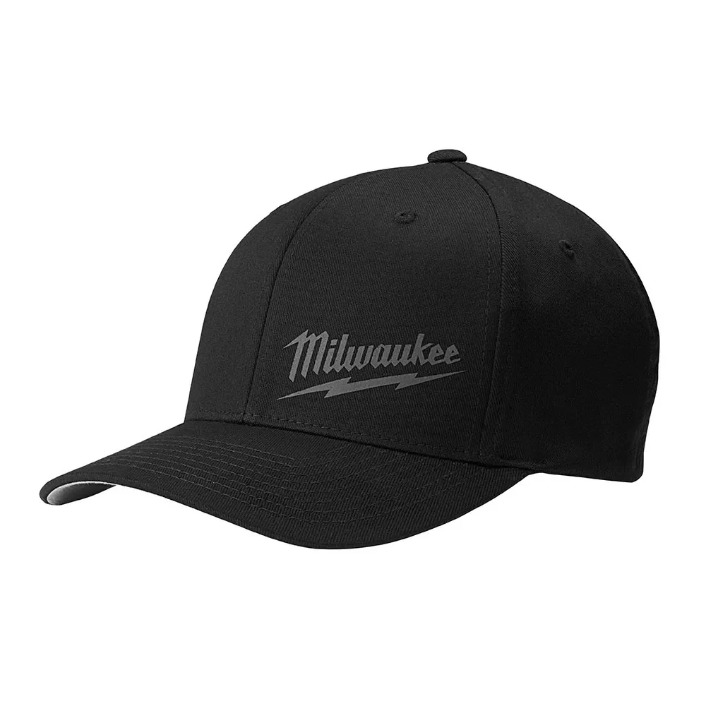 Milwaukee 504B, Flexfit Fitted Hat (Black) - Image 4