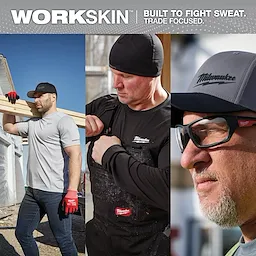 Milwaukee 507G-LXL, WORKSKIN PERFORMANCE FITTED HATS - GRAY LXL - Image 6