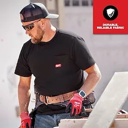 Milwaukee 605B-2X, HEAVY DUTY POCKET T - SS BLACK 2X - Image 6