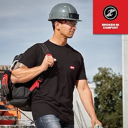 Milwaukee 605B-2X, HEAVY DUTY POCKET T - SS BLACK 2X - Image 7