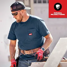 Milwaukee 605BL-2X, HEAVY DUTY POCKET T - SS BLUE 2X - Image 6