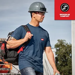 Milwaukee 605BL-2X, HEAVY DUTY POCKET T - SS BLUE 2X - Image 7